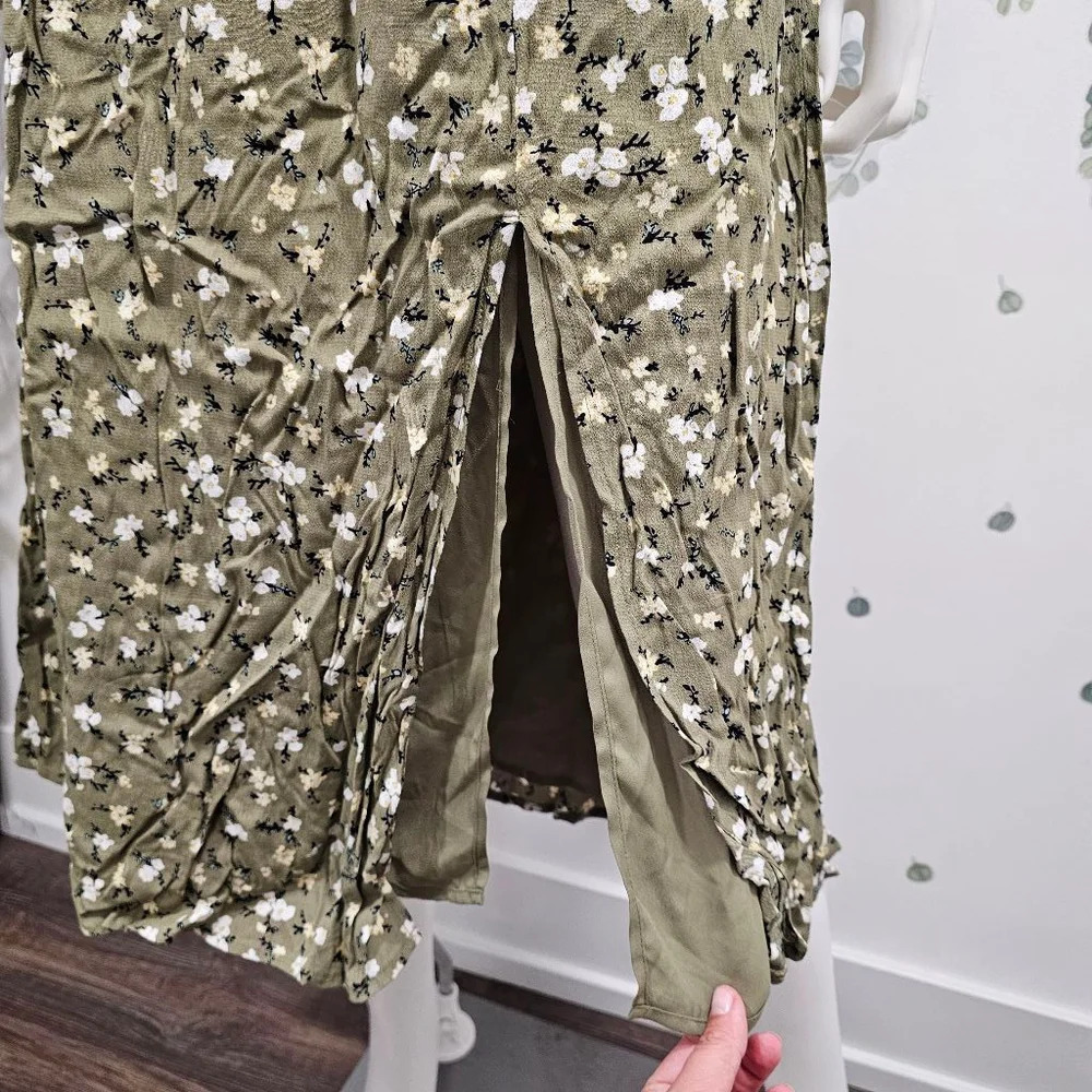 Women's ASTR the Label Green Floral Dress Size S - Picture 5 of 13